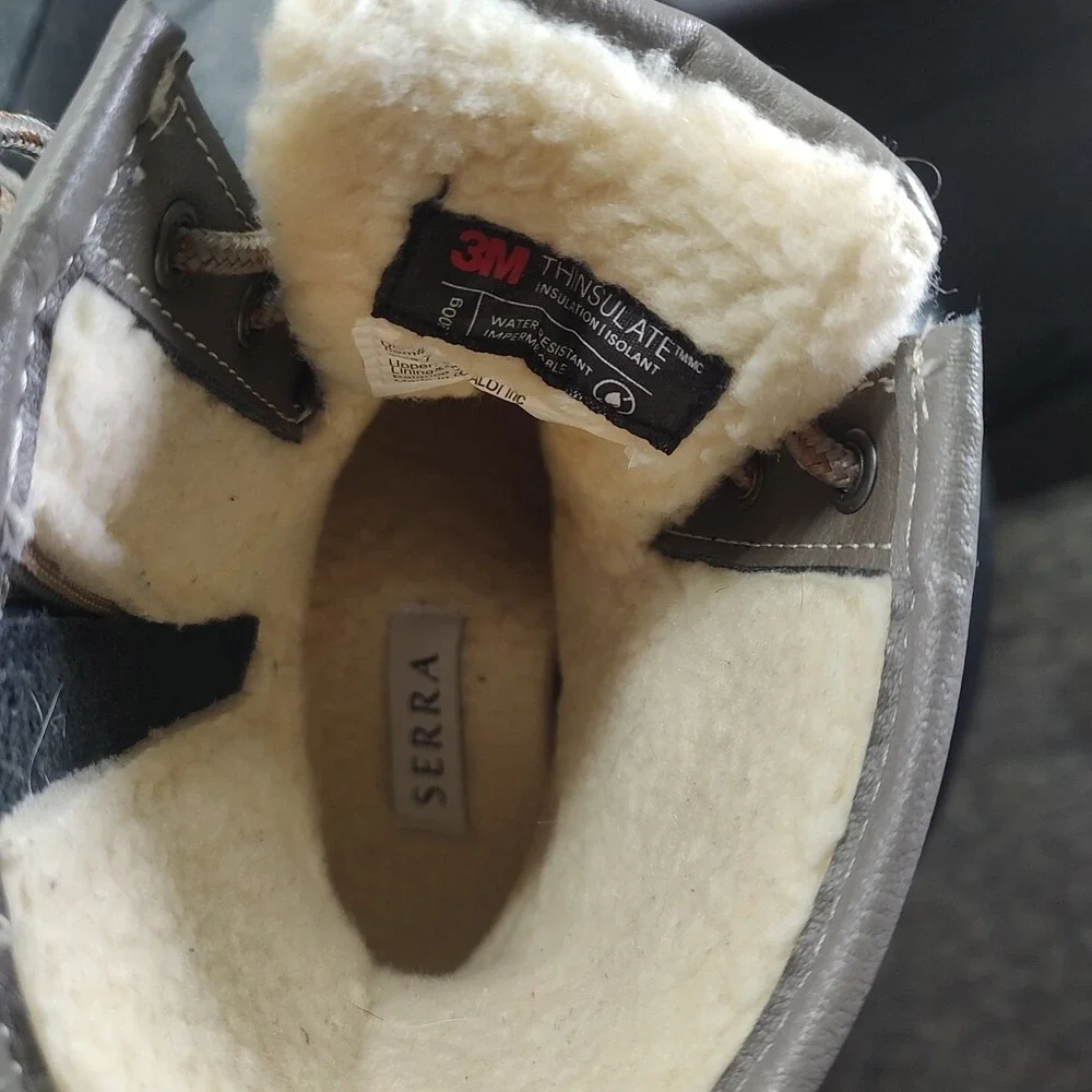 Serra Women's Fur Lined Insulated‎ Winter Boots Size 7